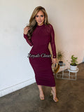 Ramona mesh midi dress