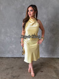 Yuri silk skirt set