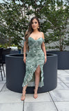 Nelly mesh midi dress