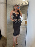 Kenny silk skirt set