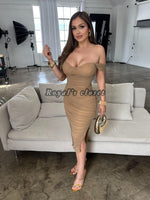 Maggie  mesh midi dress