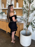 Monik mesh midi dress