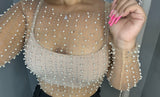 Perla mesh top