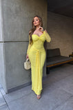 Laura body-con midi dress