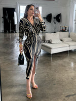 Inez midi dress