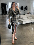 Inez midi dress