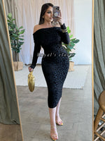 Kendall velvet dress