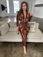Eva midi dress