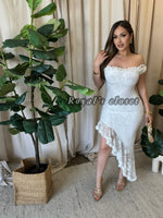 Monik mesh midi dress