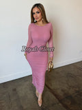 Camila mesh rhinestones dress