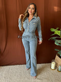 Priscila denim jumpsuit