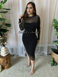 Amaranta rhinestone dress