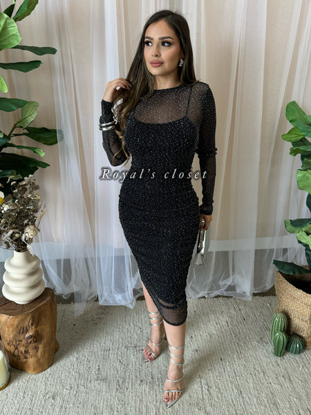 Amaranta rhinestone dress