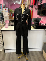 Clara rhinestone jumpsuit