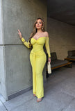 Laura body-con midi dress