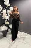 Clara off the shoulder jumpsuit