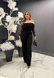 Clara off the shoulder jumpsuit