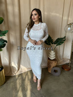 Yessenia lace midi dress