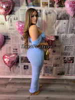 Yuridia mesh maxi dress