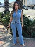 Mayra denim jumpsuit