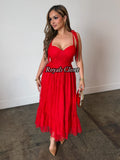 Nataly lace midi dress