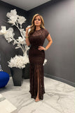 Minerva lace midi dress