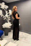 Minerva lace midi dress