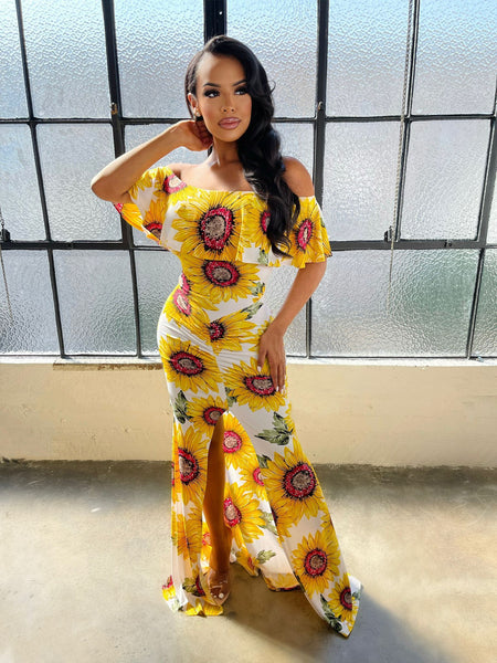 Sunflower maxi dress Royals closet Sunflower maxi dress Royals closet
