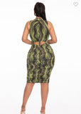 Lina midi dress