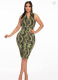 Lina midi dress